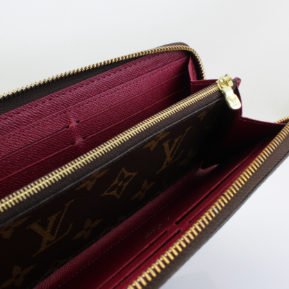 Louis Vuitton Clemence Monogram Fuchsia Wallet - Image 10