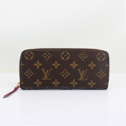 Louis Vuitton Clemence Monogram Fuchsia Wallet