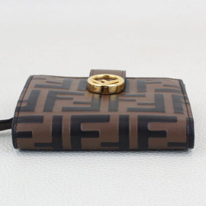 Fendi FF Embossed Compact Wallet - Image 3