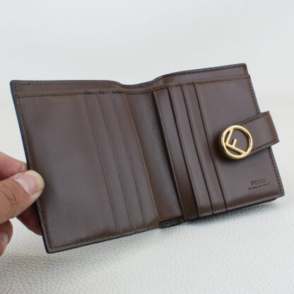 Fendi FF Embossed Compact Wallet - Image 4