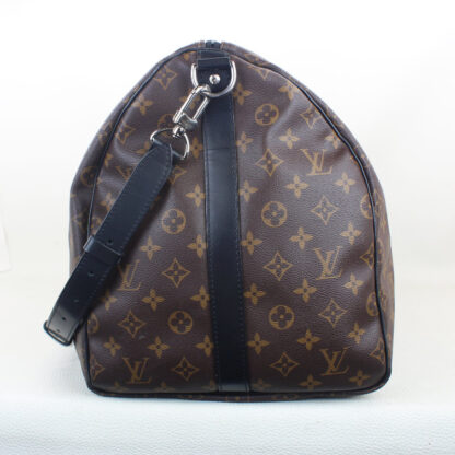 Louis Vuitton Macassar KeepAll 55 Bandouliere Bag - Image 5