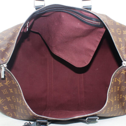 Louis Vuitton Macassar KeepAll 55 Bandouliere Bag - Image 6