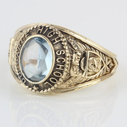 Vintage 1949 DU Sable High School Chicago Class Ring 10KYG Ladies - Image 2