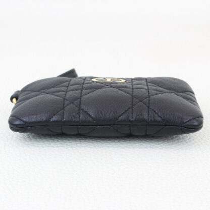 Christian Dior Black Calfskin Cannage Caro Multifunctional Pouch - Image 12