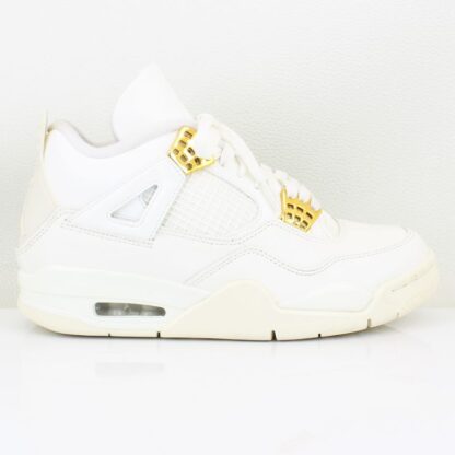 Jordan 4 Retro Metallic Gold (Women's)- Size 8.5(W)/ 7(M)