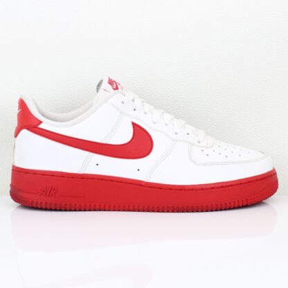 Nike Air Force 1 Low White Red Midsole- Size 9.5M