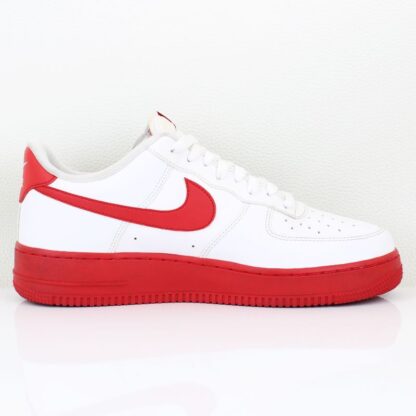 Nike Air Force 1 Low White Red Midsole- Size 9.5M - Image 3