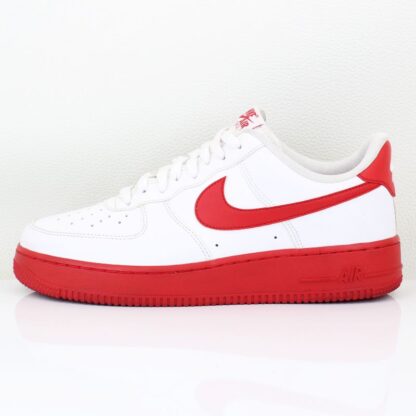 Nike Air Force 1 Low White Red Midsole- Size 9.5M - Image 4