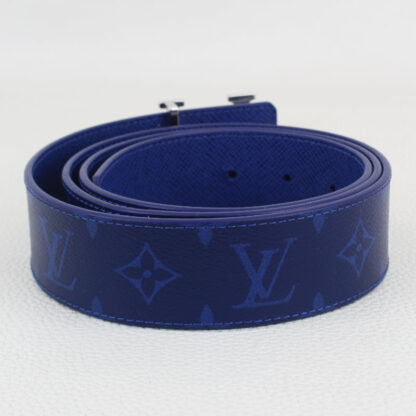 Louis Vuitton Reversible Initiales Belt- Cobalt 40mm (m0159) - Image 2