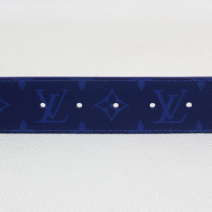 Louis Vuitton Reversible Initiales Belt- Cobalt 40mm (m0159) - Image 4