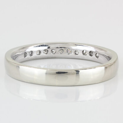 14KWG Diamond Anniversary Band Bridal Wedding Ring - Image 4