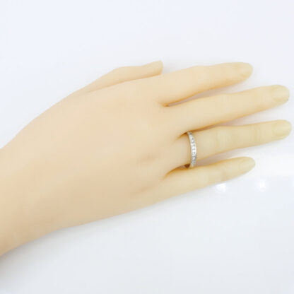 14KWG Diamond Anniversary Band Bridal Wedding Ring - Image 7