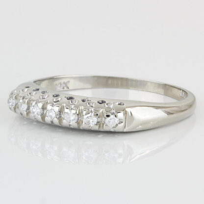 14KWG Diamond Engagement Ring Wedding Band Set by Style Crest - Image 9