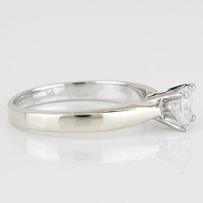 18KWG Solitaire Princess Diamond Wedding Engagement Ring by Reed & Barton - Image 3