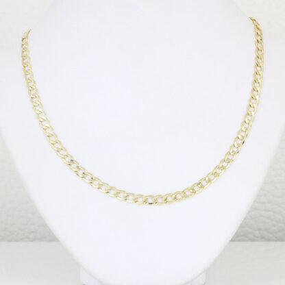 14KYG 20inch Curb Link Necklace Chain - Image 2