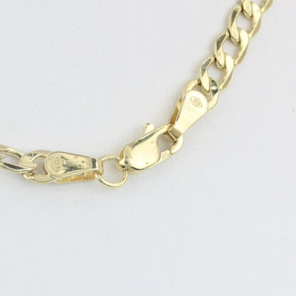 14KYG 20inch Curb Link Necklace Chain - Image 3