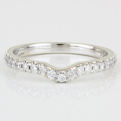 14KWG Diamond Contour Bridal Wedding Band by Neil Lane