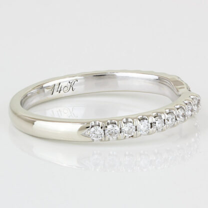 14KWG Diamond Contour Bridal Wedding Band by Neil Lane - Image 3