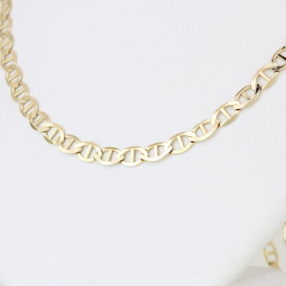 14KYG 24.5inch Mariner Anchor Link Chain Necklace - Image 3