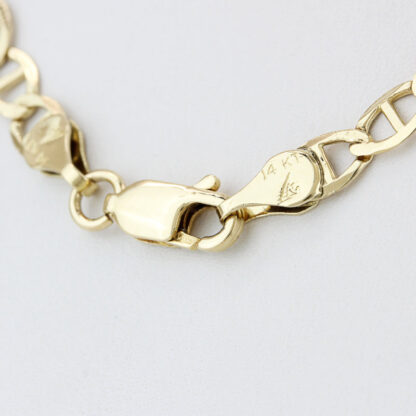 14KYG 24.5inch Mariner Anchor Link Chain Necklace - Image 4