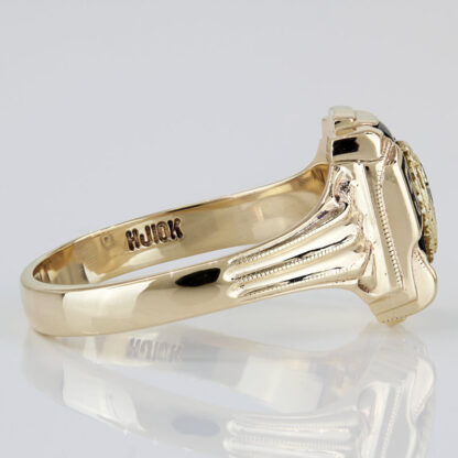 Vintage Ladies 1958 Long Beach Poly Tech High School Poly Class Ring - Image 3