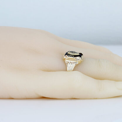 Vintage Ladies 1958 Long Beach Poly Tech High School Poly Class Ring - Image 5