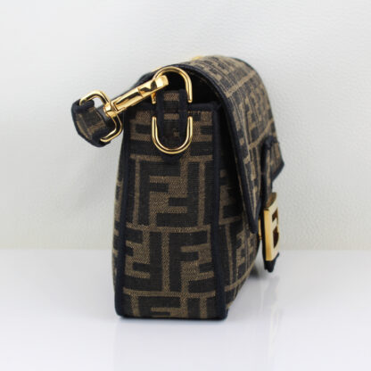 Fendi FF Jacquard 1974 Medium Baguette Roma Amor Collection - Image 3