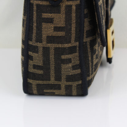 Fendi FF Jacquard 1974 Medium Baguette Roma Amor Collection - Image 4