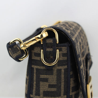 Fendi FF Jacquard 1974 Medium Baguette Roma Amor Collection - Image 5