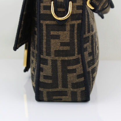 Fendi FF Jacquard 1974 Medium Baguette Roma Amor Collection - Image 8