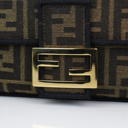 Fendi FF Jacquard 1974 Medium Baguette Roma Amor Collection - Image 10