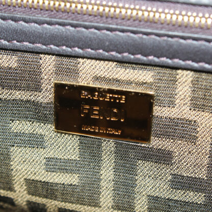 Fendi FF Jacquard 1974 Medium Baguette Roma Amor Collection - Image 13