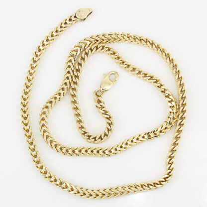 10KYG 16.25inch Franco Link Choker Chain/Necklace 3.5mm - Image 4