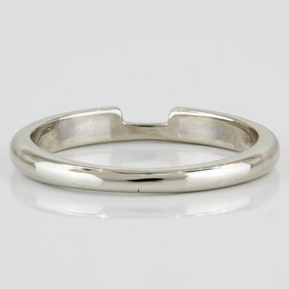14K White Gold Half Carat Emerald-Cut Diamond 2 Piece Wedding Set Band & Ring - Image 7