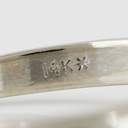 14K White Gold Half Carat Emerald-Cut Diamond 2 Piece Wedding Set Band & Ring - Image 8