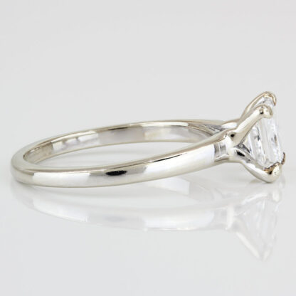 14KWG Princess Cut Solitaire Diamond Engagement Ring - Image 3