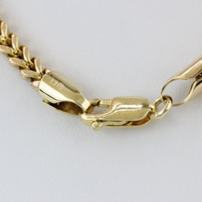 10KYG Franco Link Chain Necklace 24.9" 4MM - Image 4