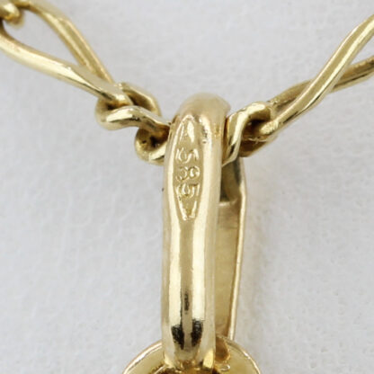 14K Two-Tone Gold Double Sided Jesus Christ/ Virgin Mary Religious Pendant - Image 5