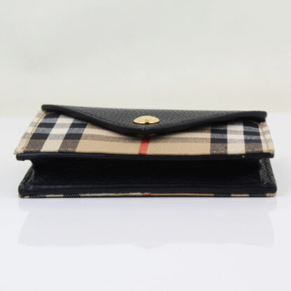 Burberry Jade Mini Vintage Check Card Case w/Gold Chain - Image 13