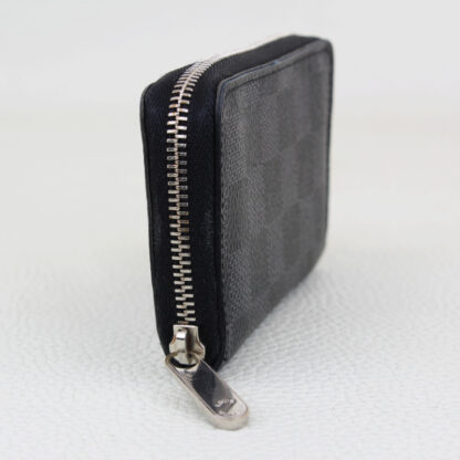 Louis Vuitton Damier Graphite Zippy Coin Purse Compact Zip Around Wallet - Image 4