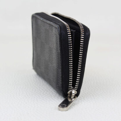 Louis Vuitton Damier Graphite Zippy Coin Purse Compact Zip Around Wallet - Image 6