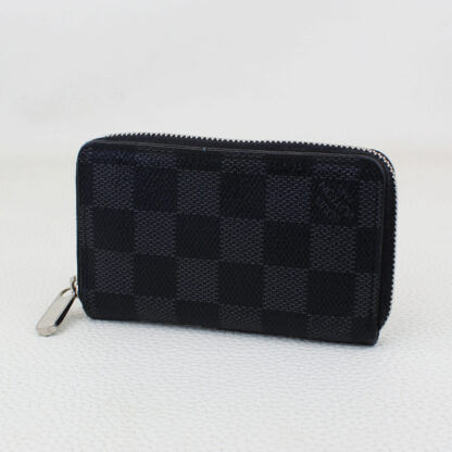 Louis Vuitton Damier Graphite Zippy Coin Purse Compact Zip Around Wallet - Image 11