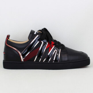 Christian Louboutin Grained Calfskin Vida Viva Sneakers w/Overshoes - Size 41/8M