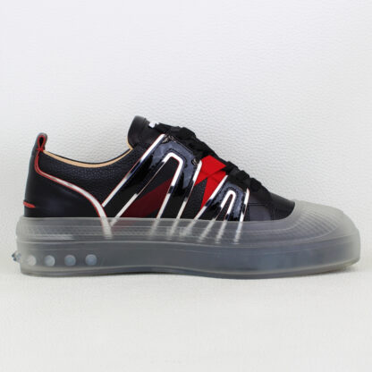 Christian Louboutin Grained Calfskin Vida Viva Sneakers w/Overshoes - Size 41/8M - Image 3