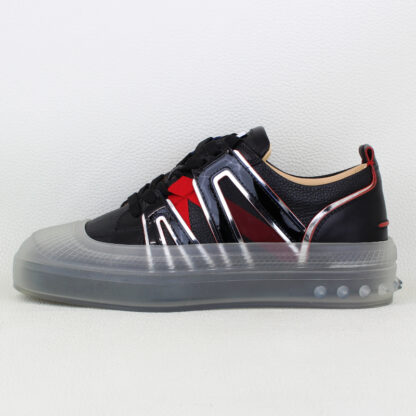 Christian Louboutin Grained Calfskin Vida Viva Sneakers w/Overshoes - Size 41/8M - Image 4