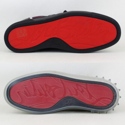Christian Louboutin Grained Calfskin Vida Viva Sneakers w/Overshoes - Size 41/8M - Image 9