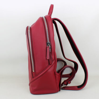 MCM Duke Red Leather Backpack - Image 5