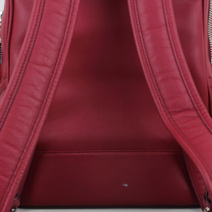 MCM Duke Red Leather Backpack - Image 9