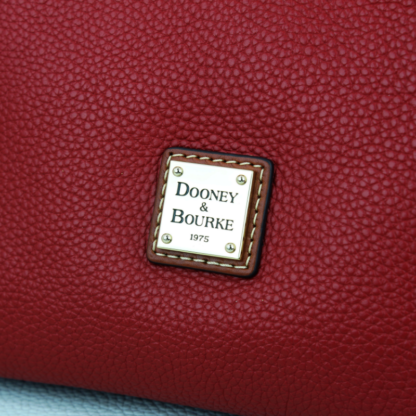 Dooney & Bourke Pebble Grain Red Hobo Shoulder Bag - Image 5