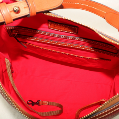 Dooney & Bourke Pebble Grain Red Hobo Shoulder Bag - Image 9